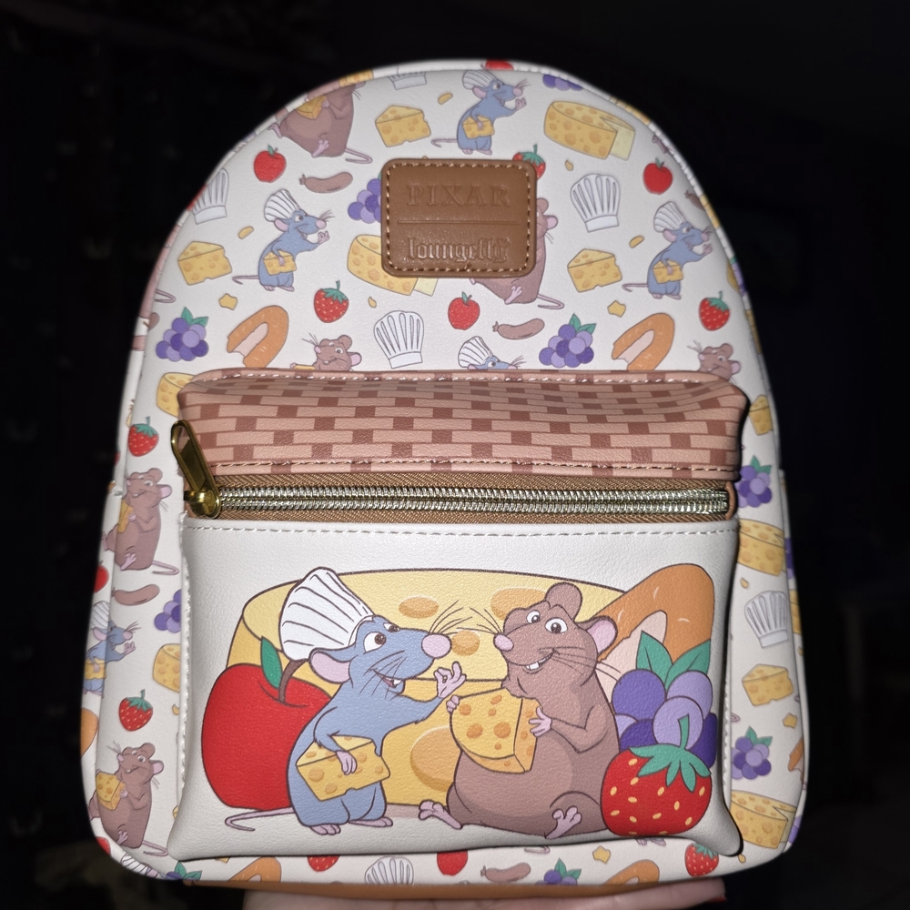 Brand New! Loungefly Pixar Ratatouille Mini Backpack